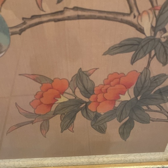 2 Vintage Traditional Chinese
Silk Paintings. - Picture 11 of 16